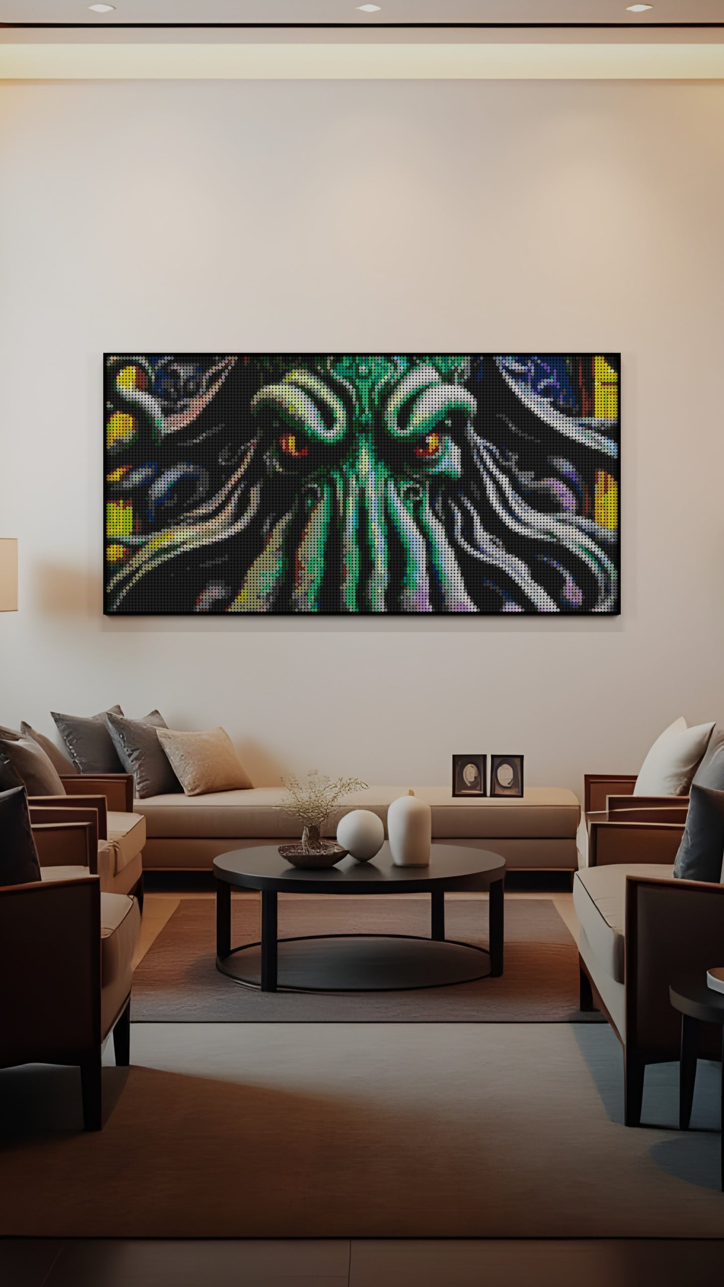 Arrival of Cthulhu  LEGO® Style mosaic creative DIY building set